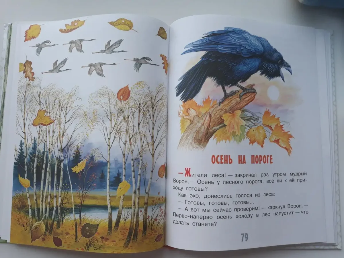 Н Сладков осень на пороге