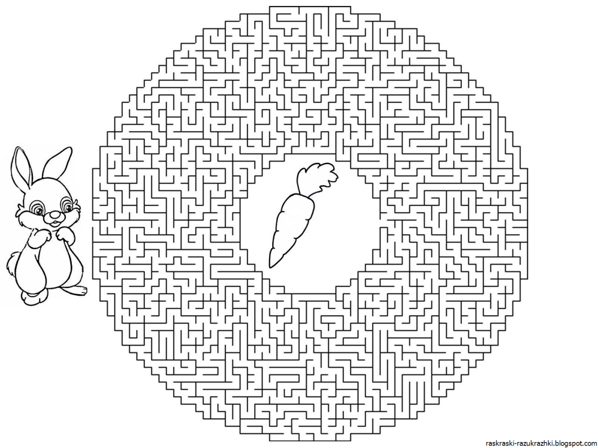 Слодныелабиринты для детей