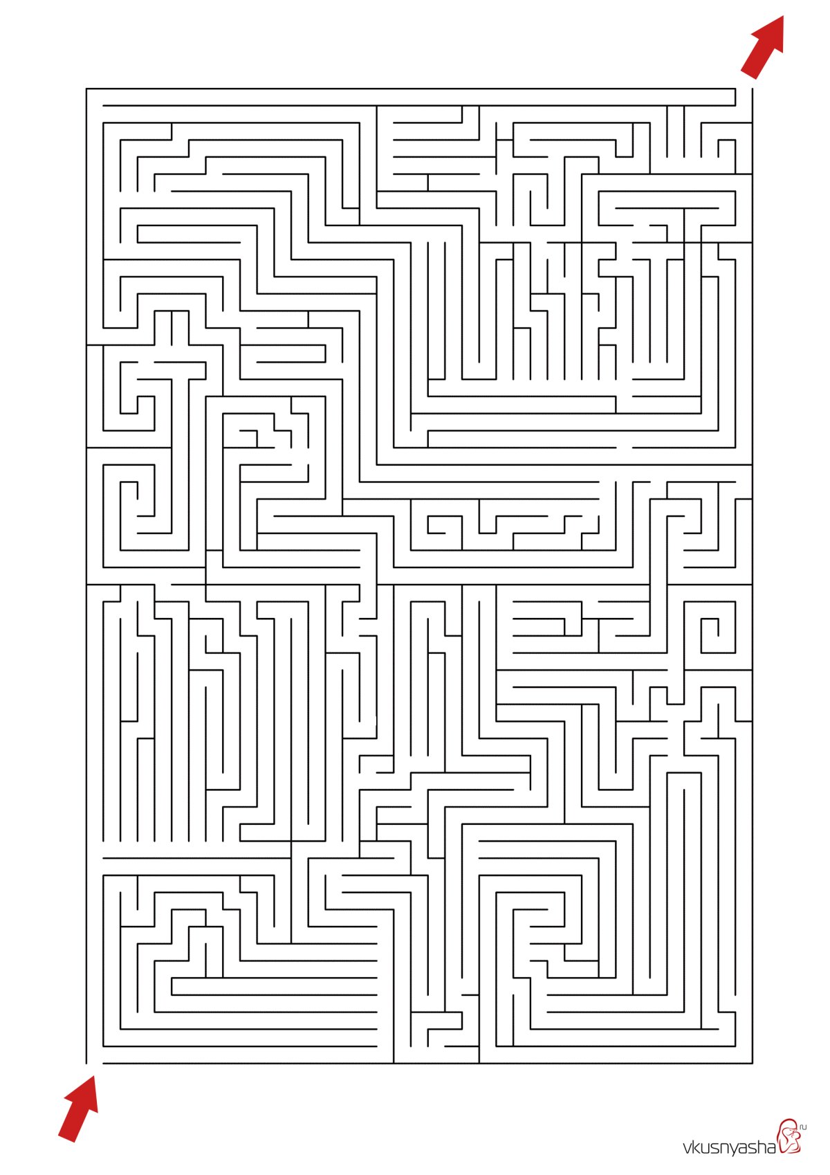Лабиринт сложный