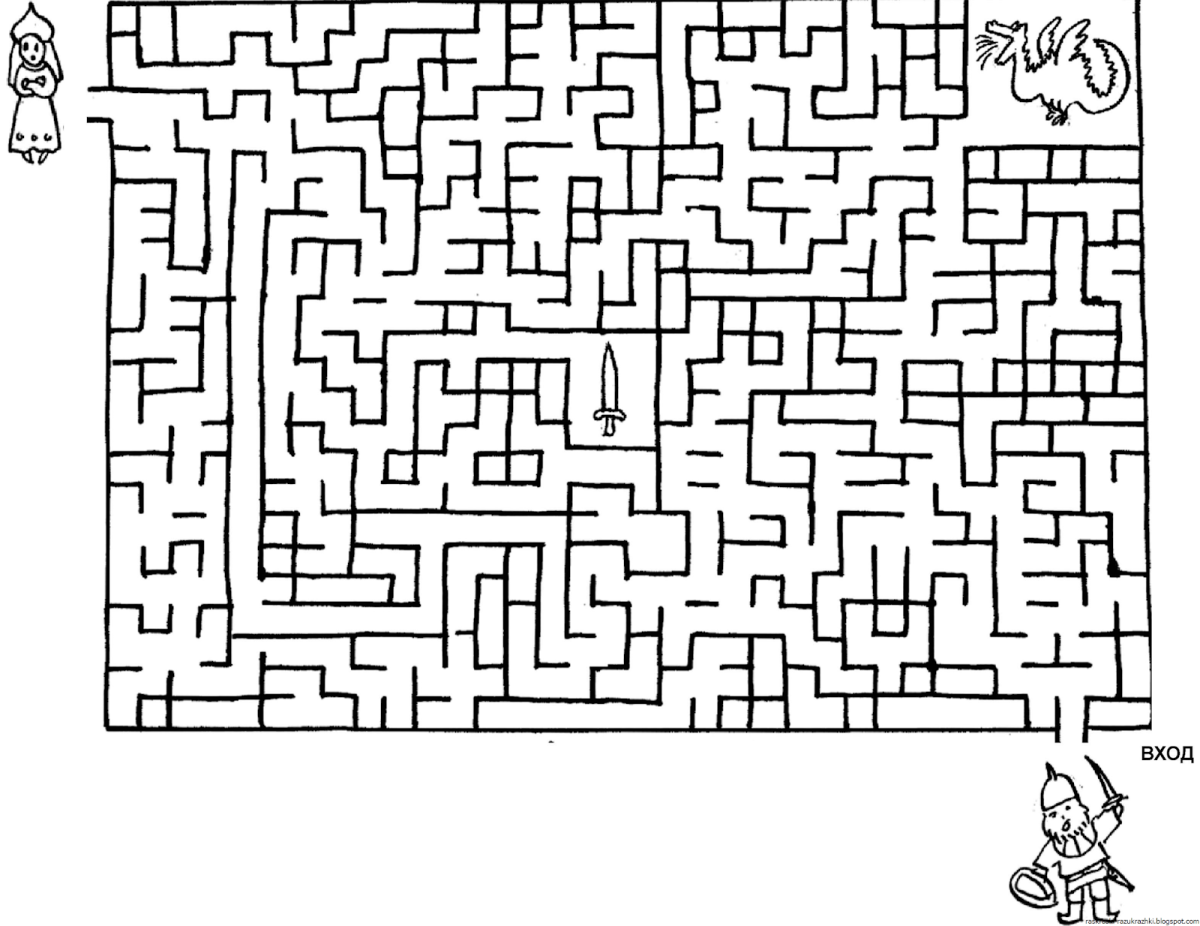 Лабиринты для детей