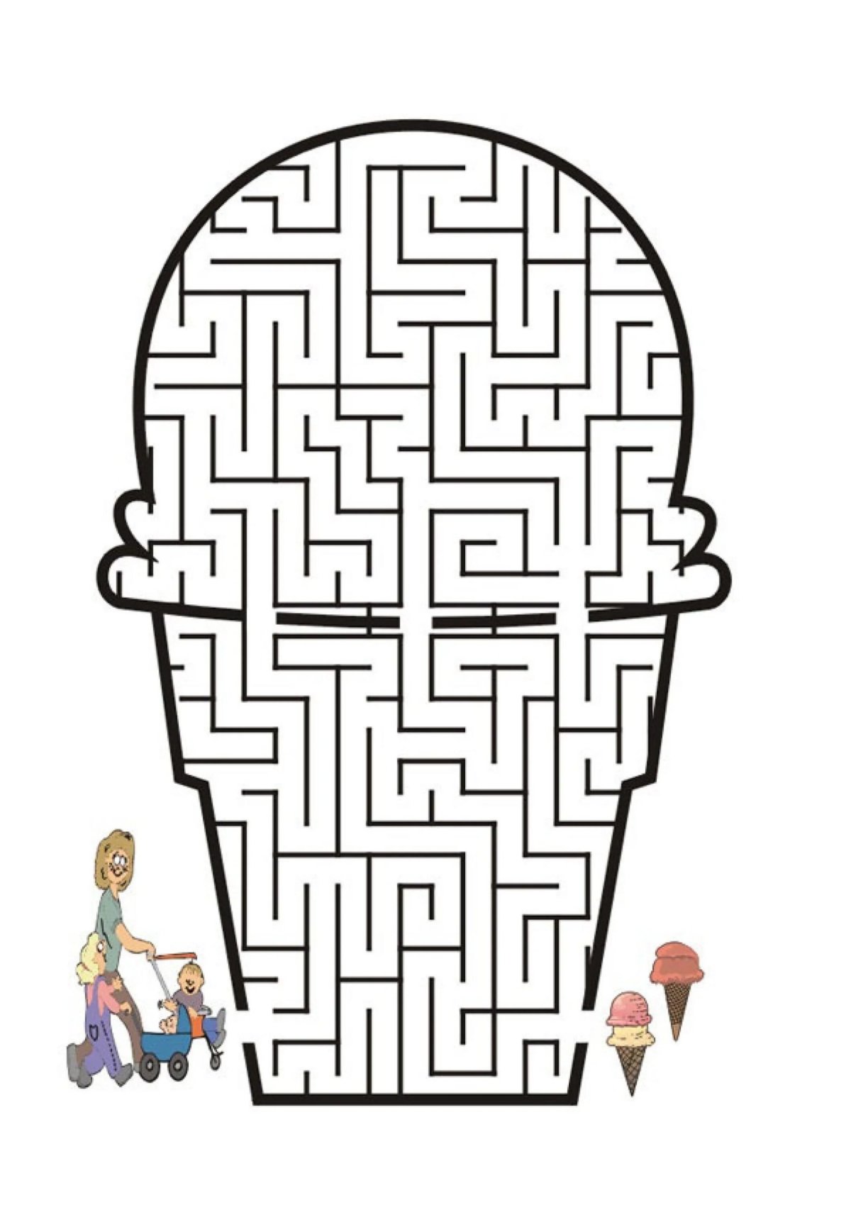 Лабиринт сложный