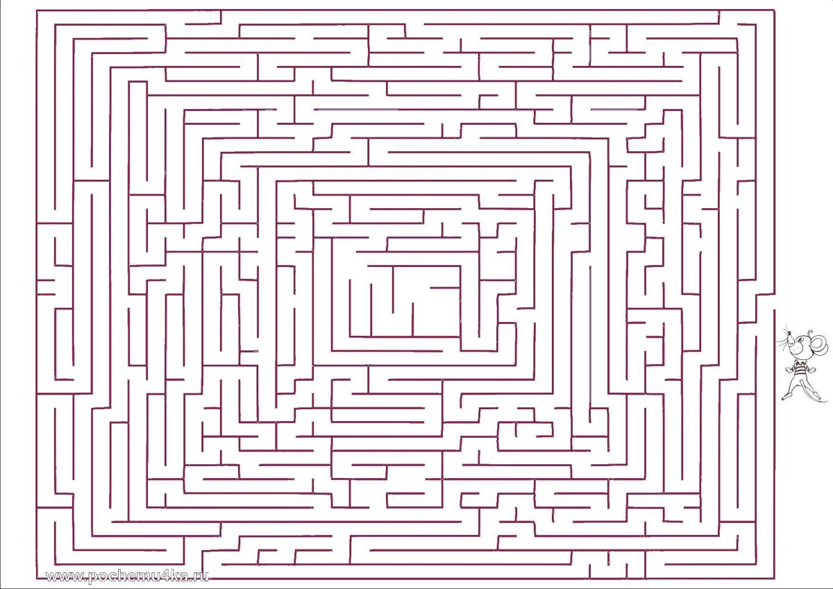 Головоломка Лабиринт сложный