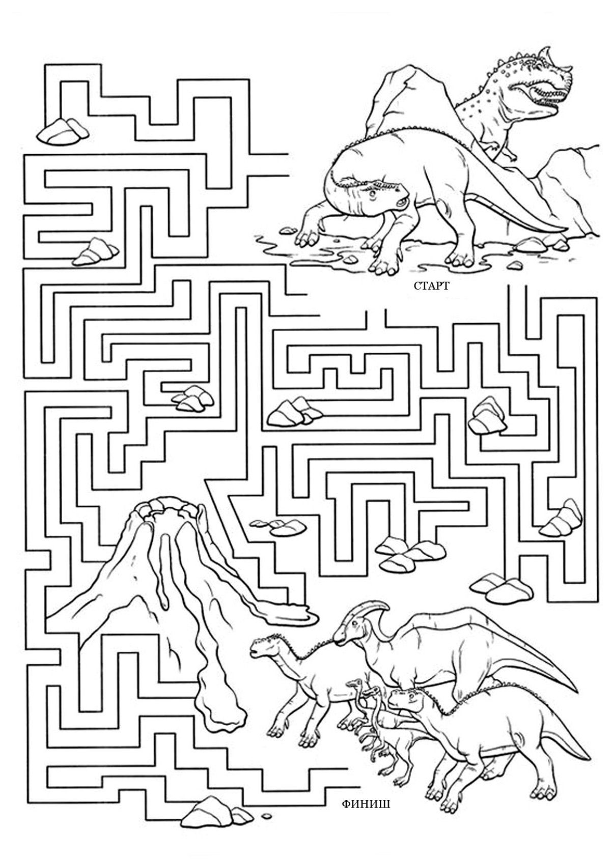 Лабиринт для детей игра сложный