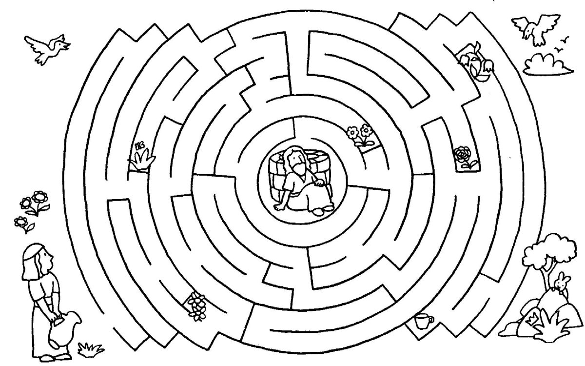 Лабиринт задание для детей