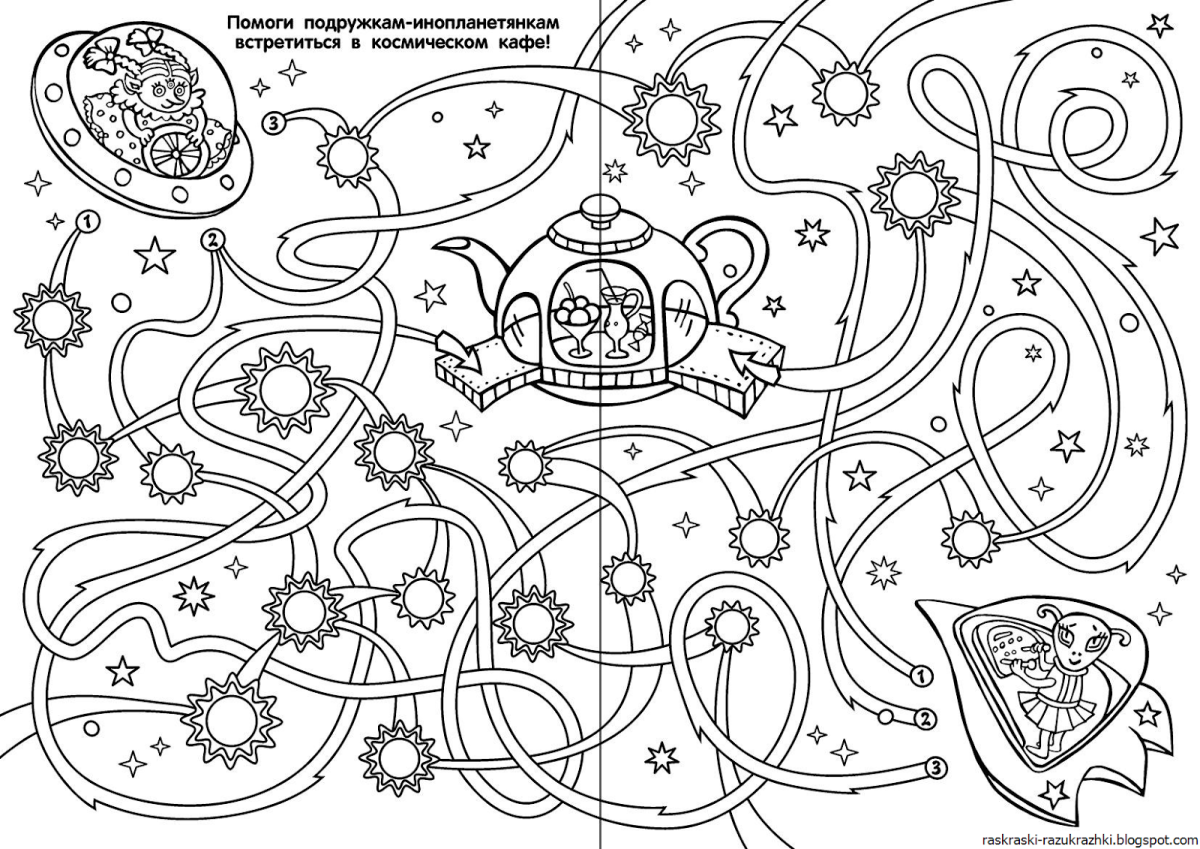 Лабиринт сложный