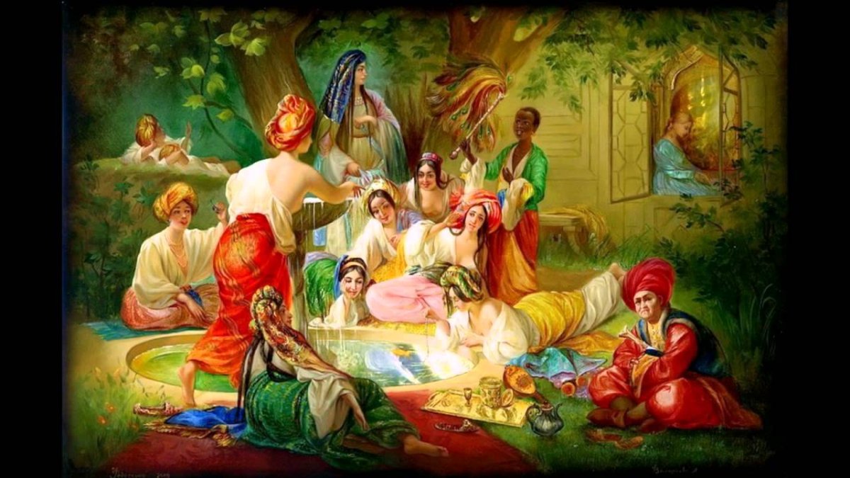 Брюллов Бахчисарайский фонтан картина