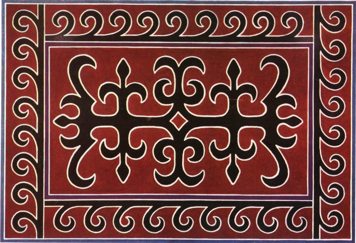 Национальный костюм карачаевцев орнамент