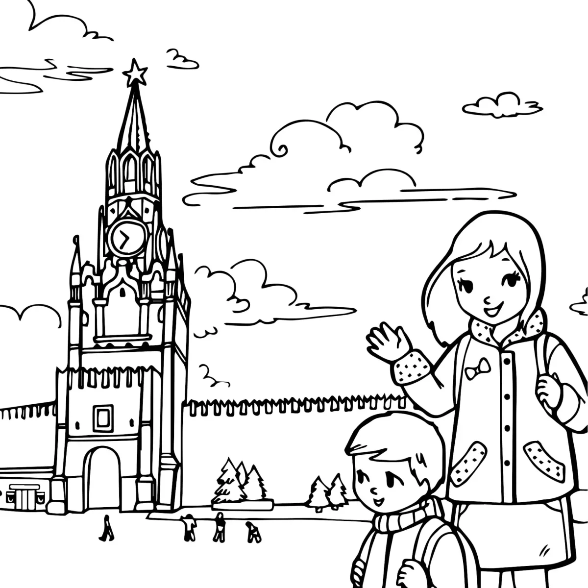 Солдат раскраска для детей