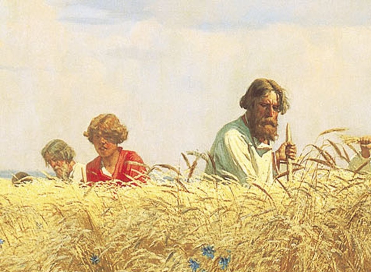 Картина лесоруб Jonathan Eastman Johnson; 1824—1906