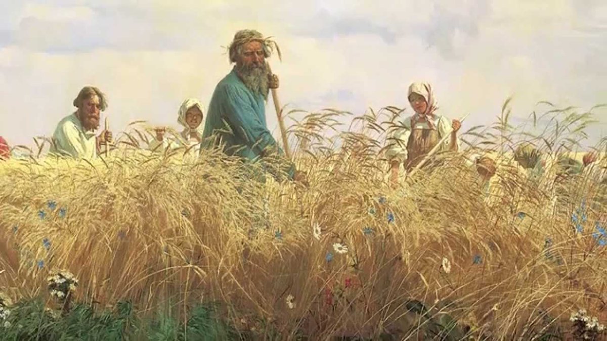 Иванов Виктор Иванович. "Косцы."