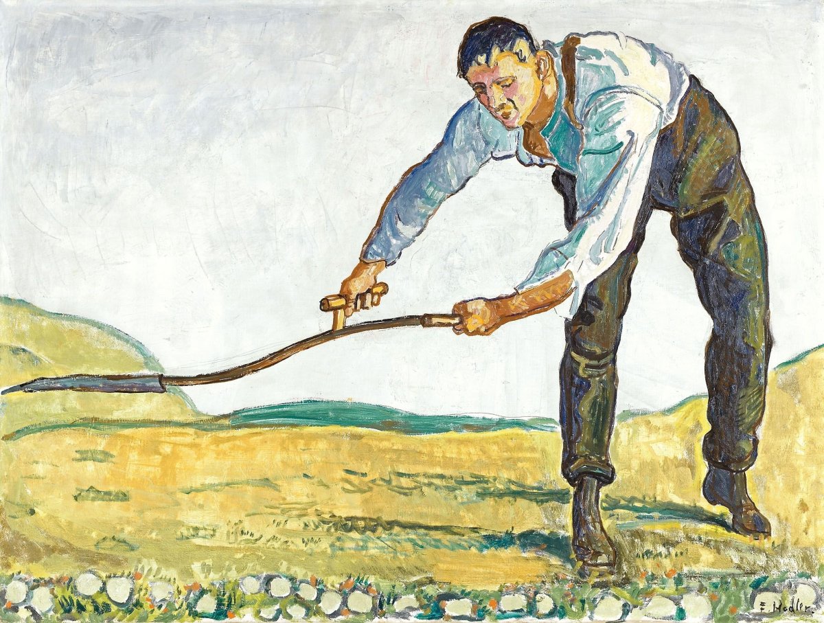 Картина уборка урожая