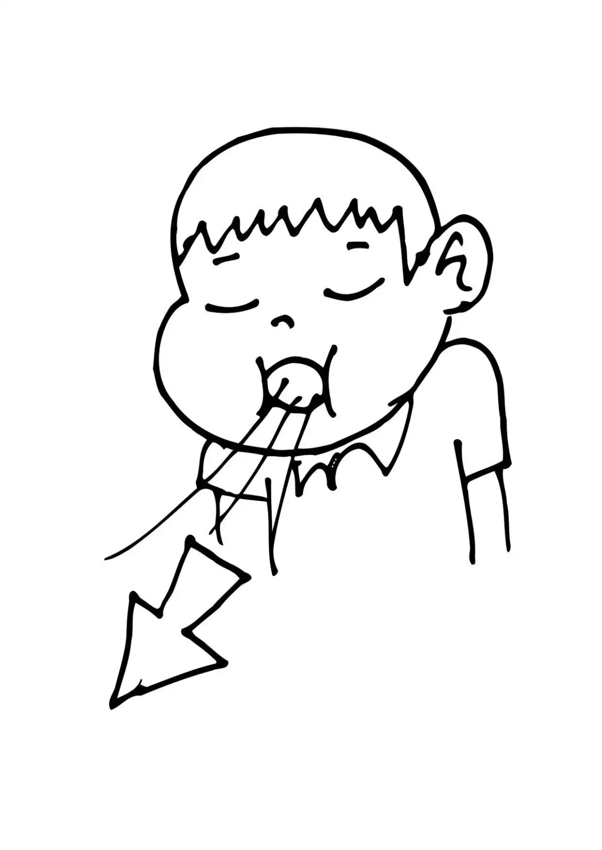 Выдох раскраска