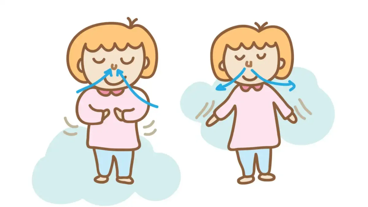 Вдох мультяшный