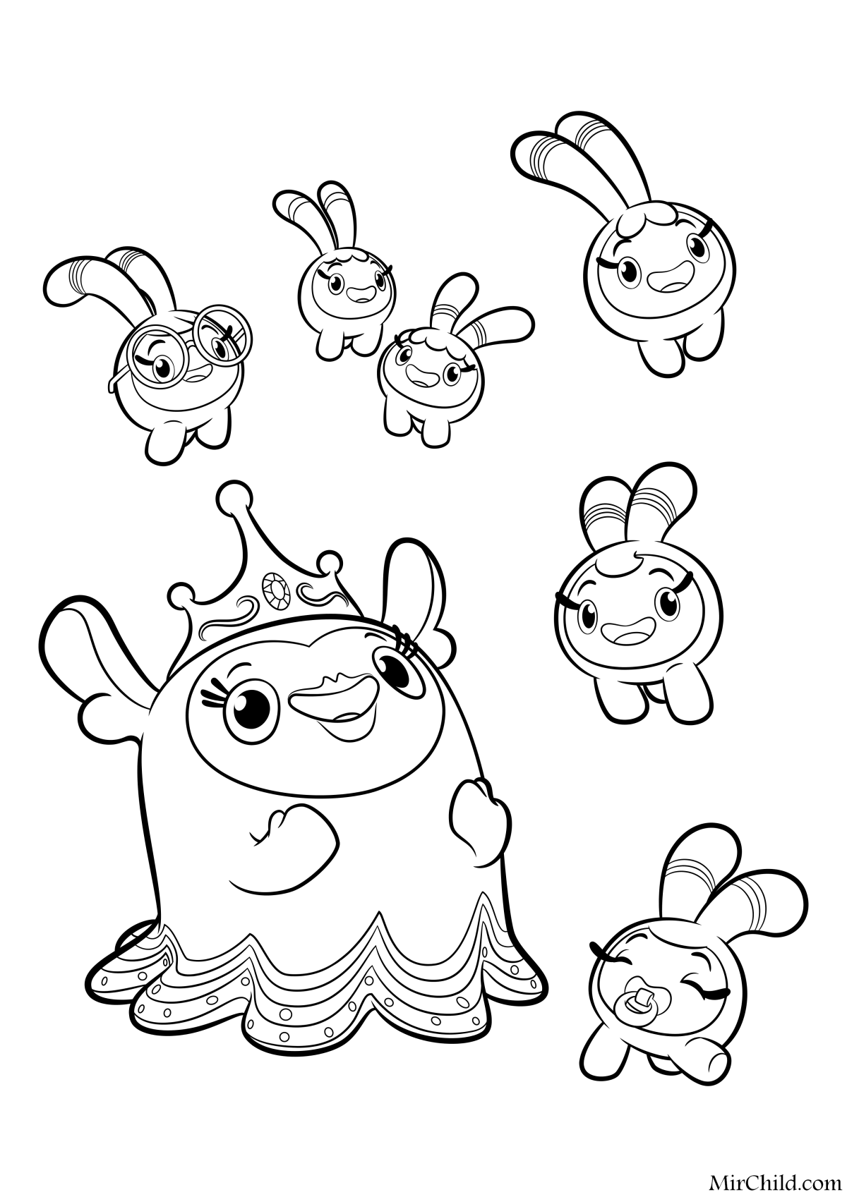 Бонистики 4 раскраска