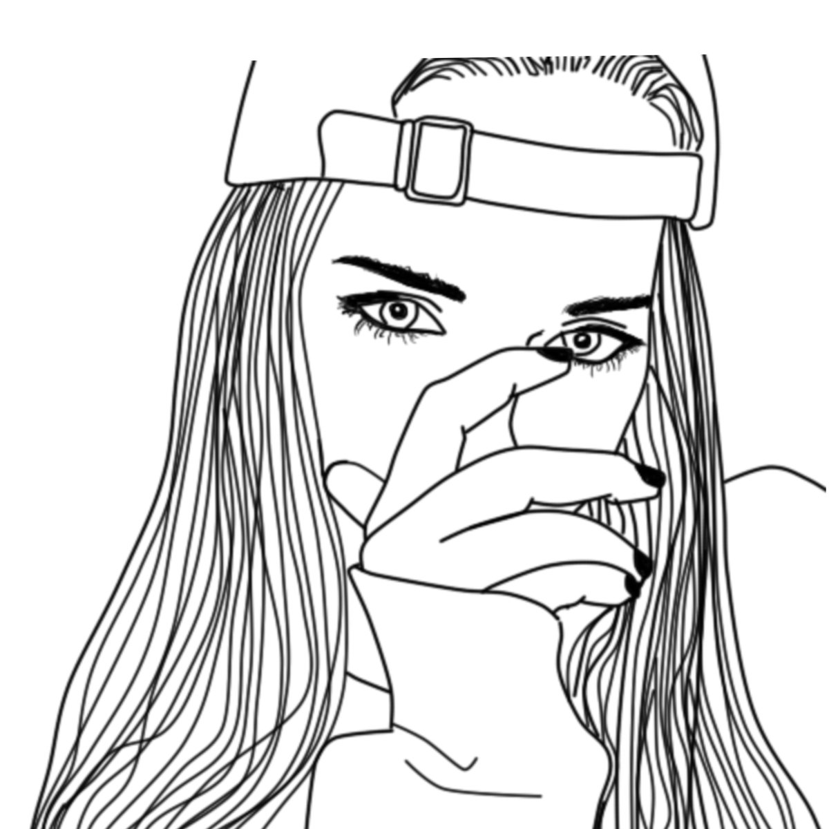 Раскраски для девочек эстетичные