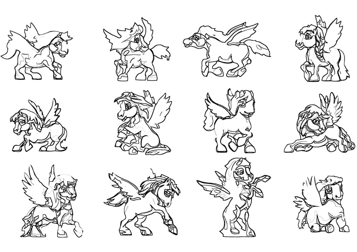 Раскраска "собаки"