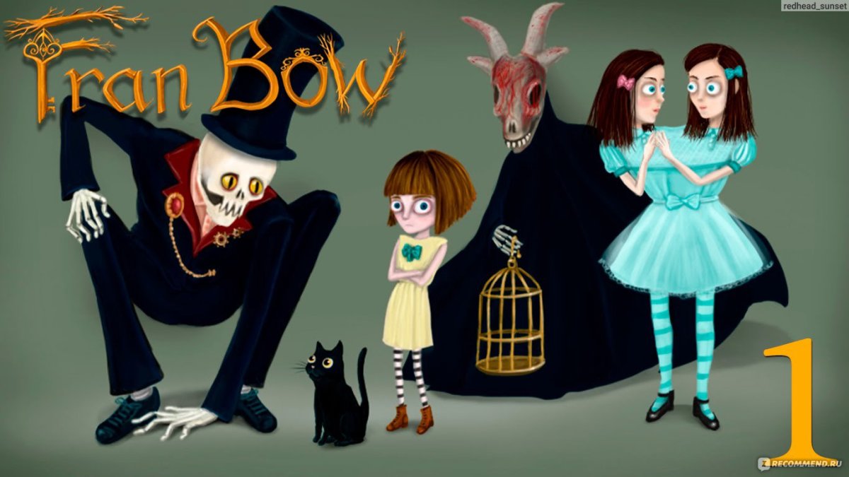 Раскраска fran Bow