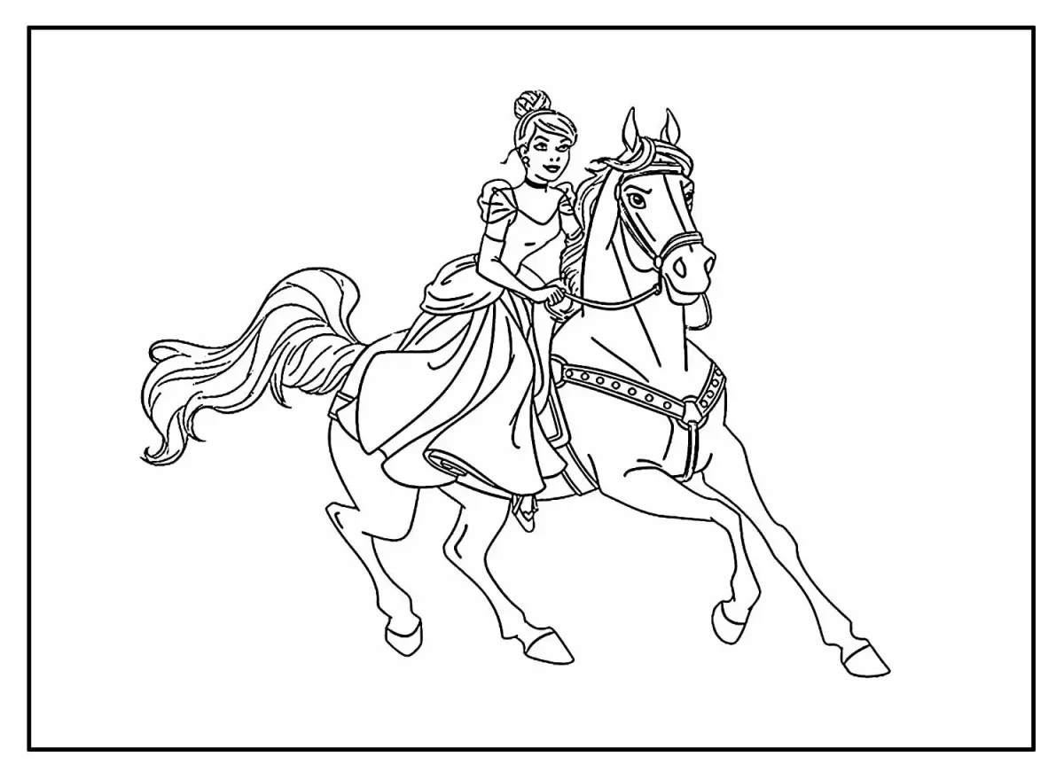 Раскраска три орешка для Золушки