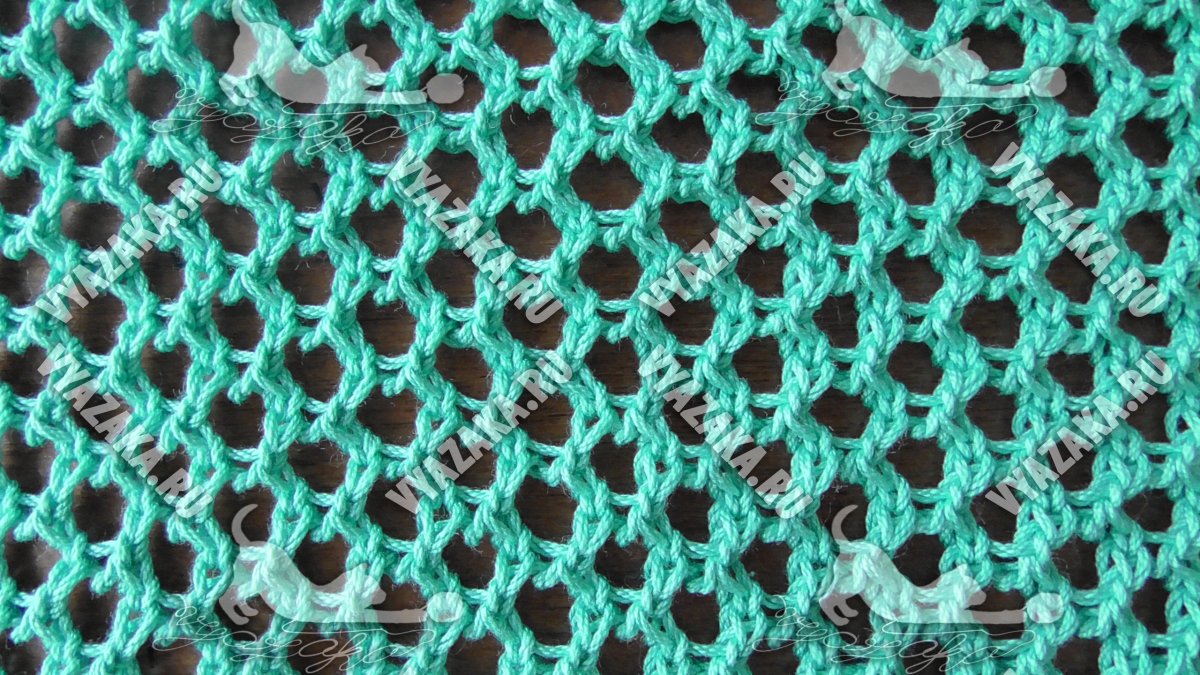 Сетка спицами