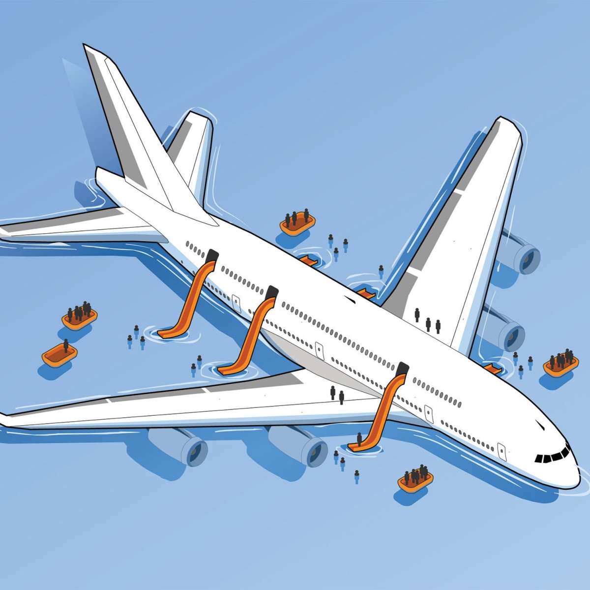 Раскраска самолет Боинг 747