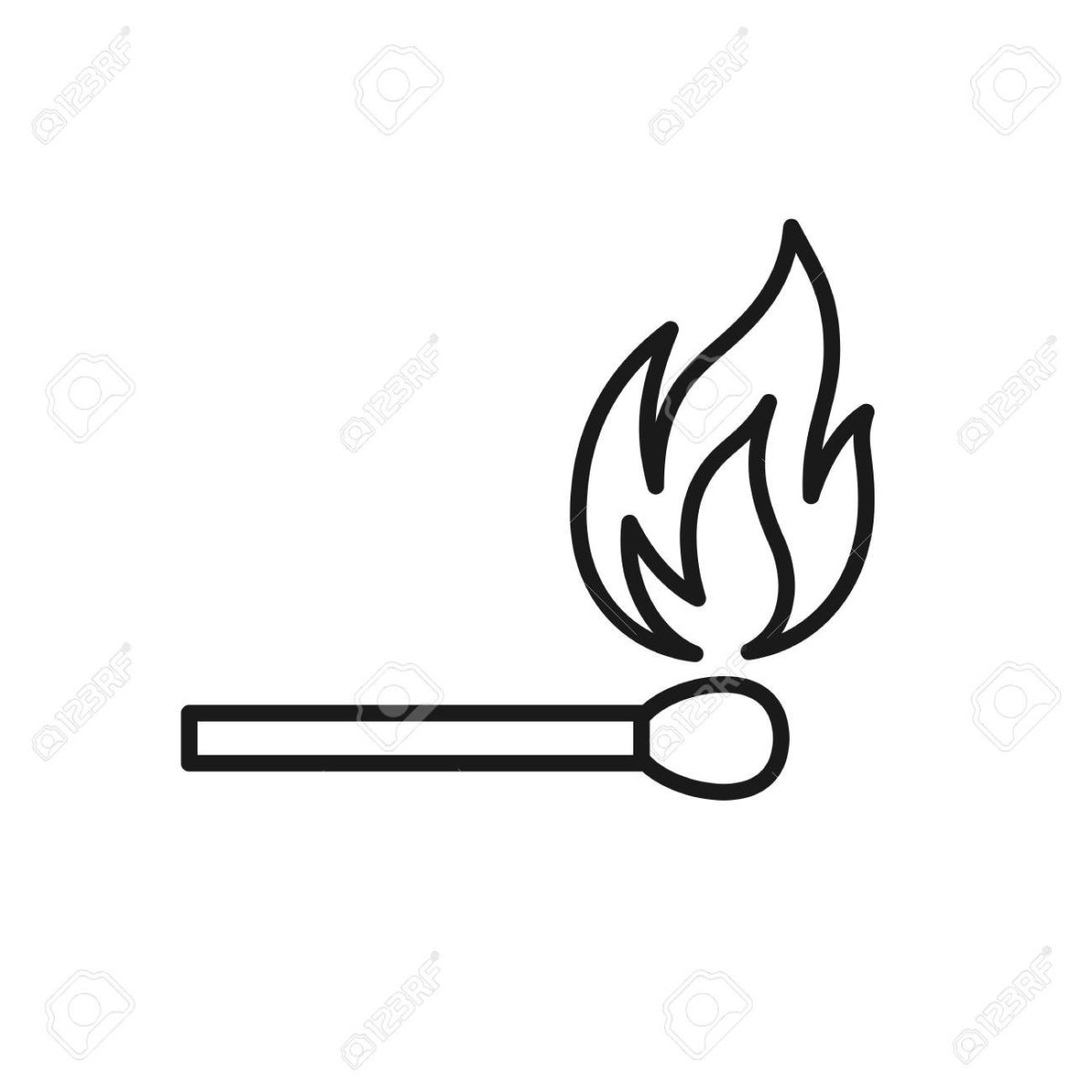 Спичка карандашом