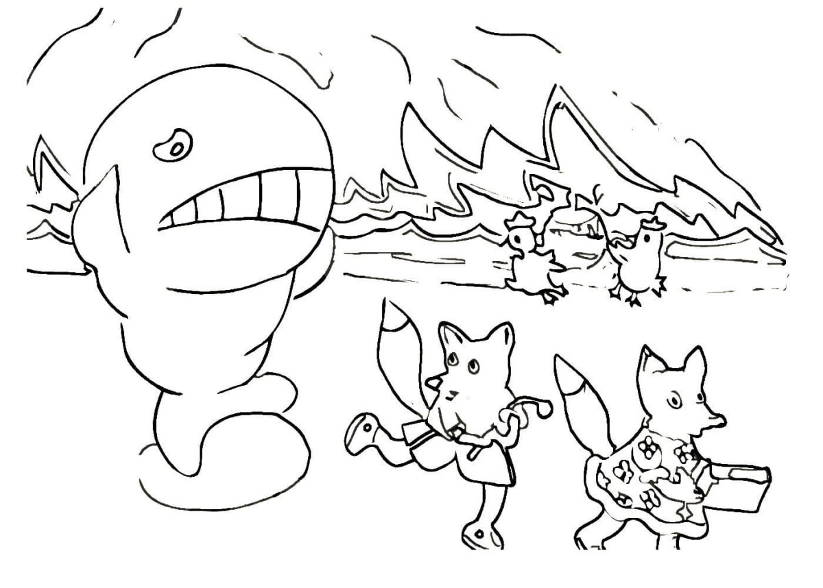 Корней Чуковский путаница раскраска