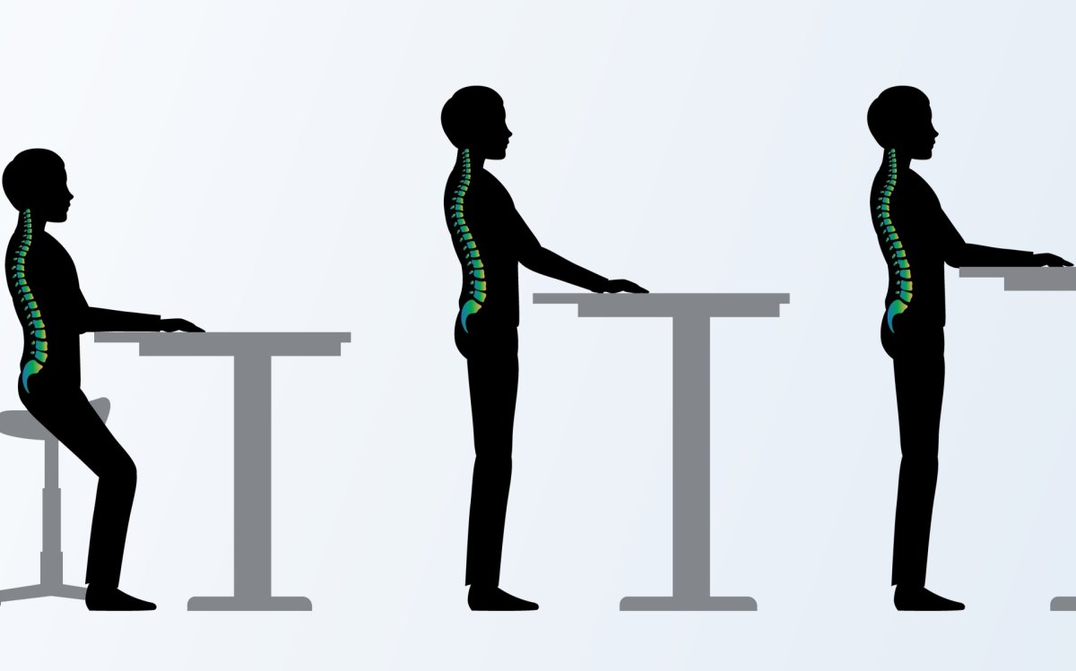 Девочка в наклонном положении лёгкий рисунок