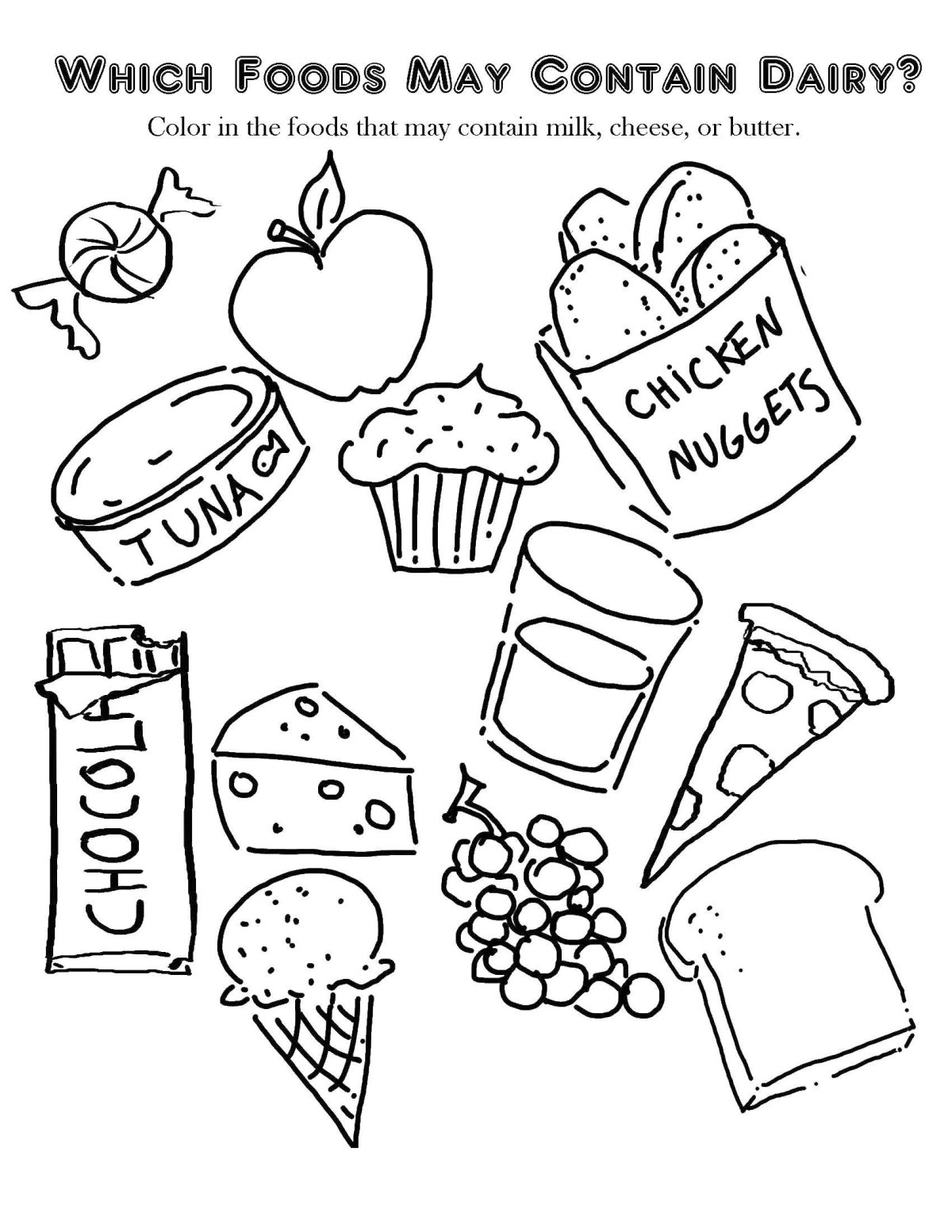 Раскраска чипсы