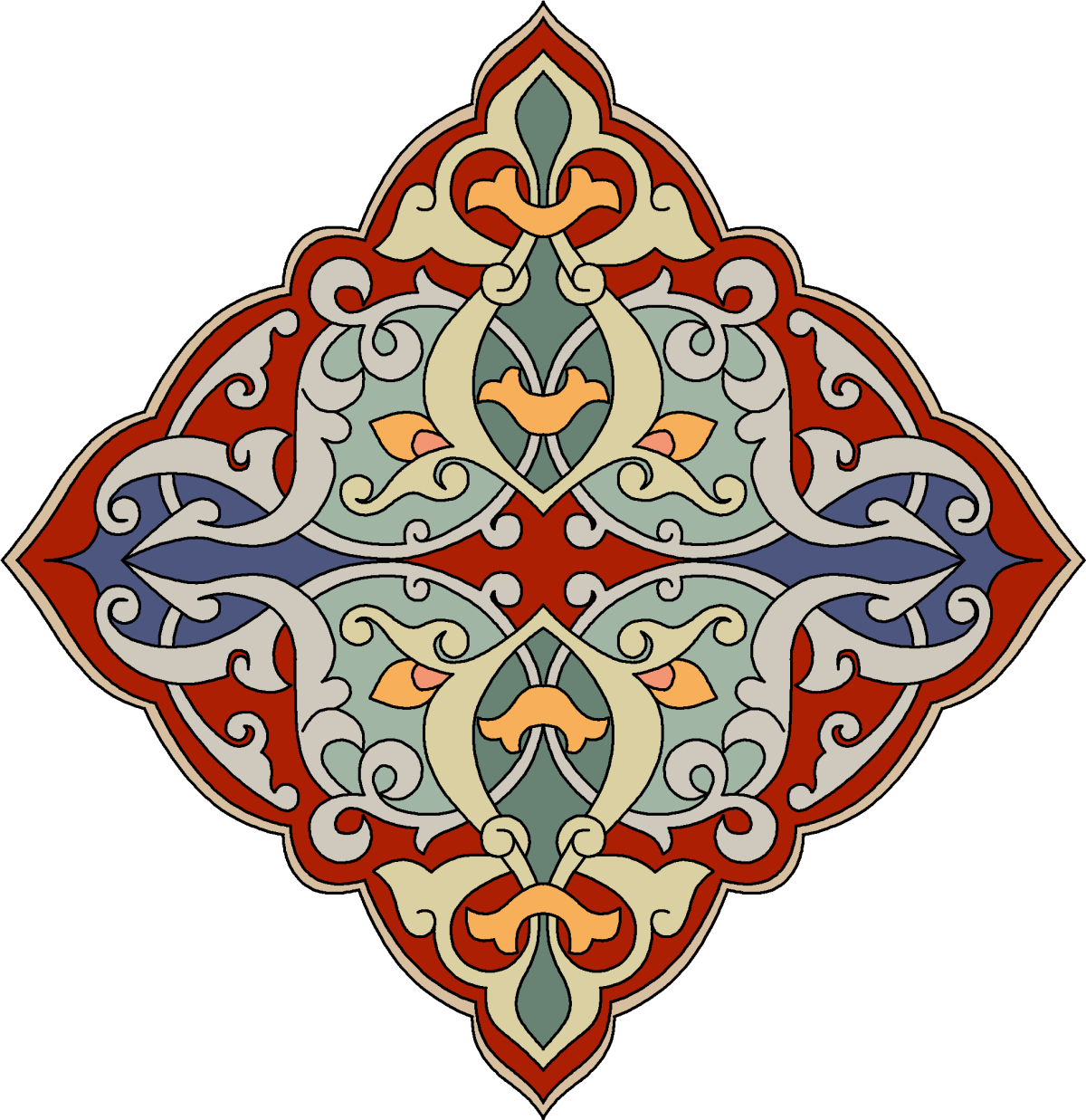 Турецкий орнамент Гирих