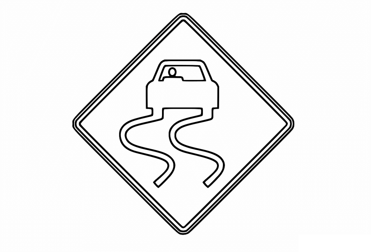 Знаки дорожного движения раскраска