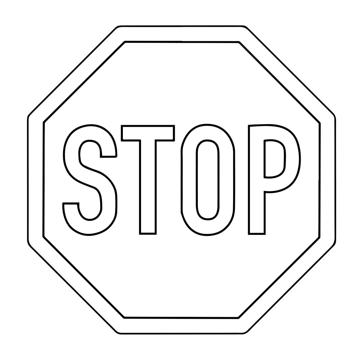 Дорожные знаки раскраска маленькие