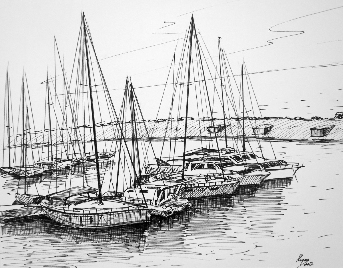 Порт арт рисунок