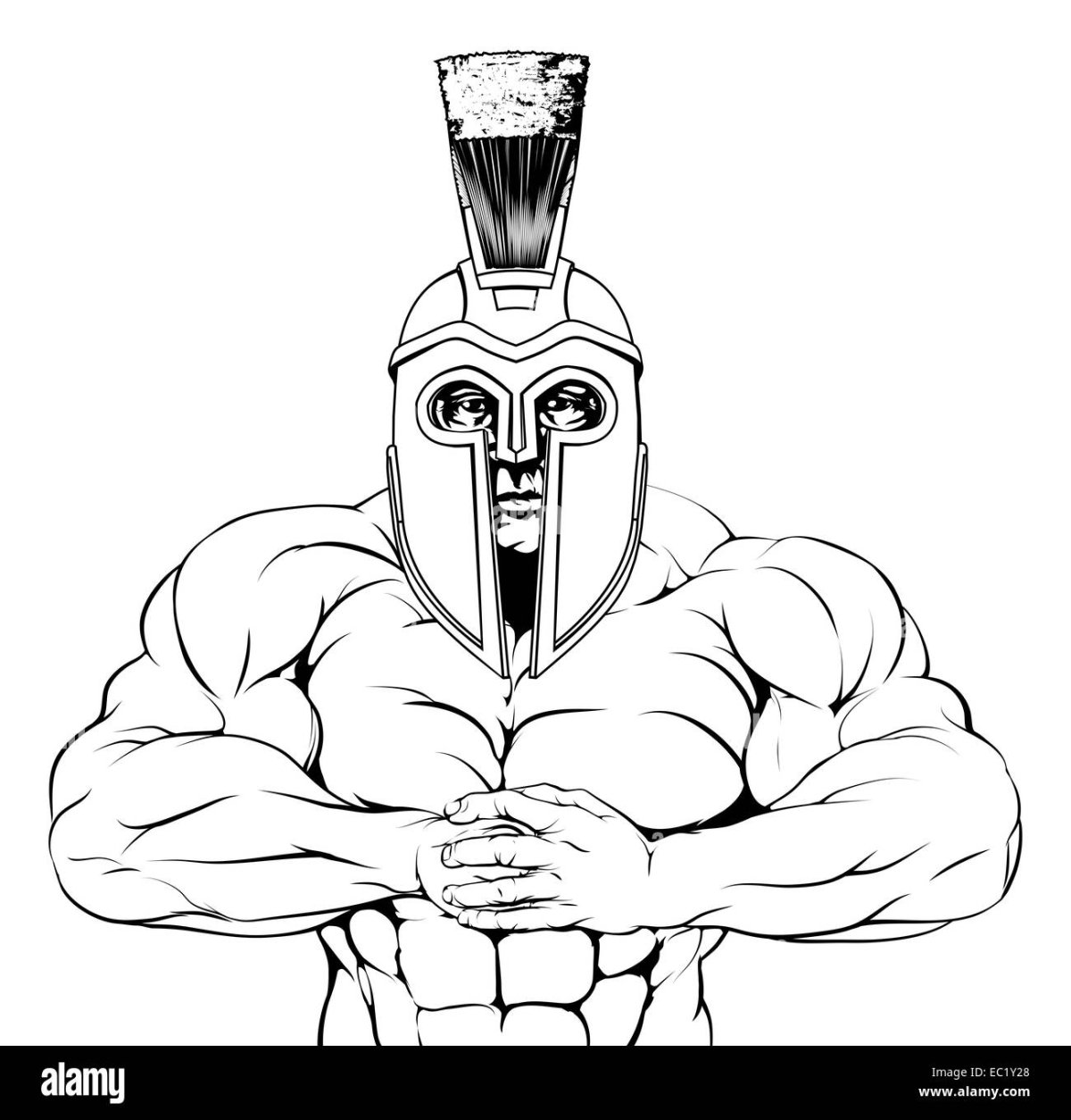 Гладиатор качок рисунок