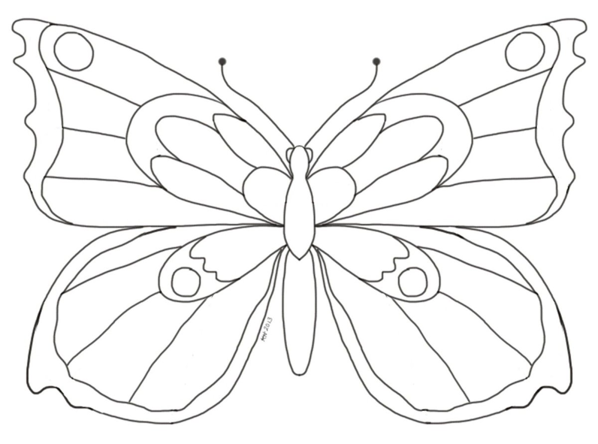 Бабочка рисунок