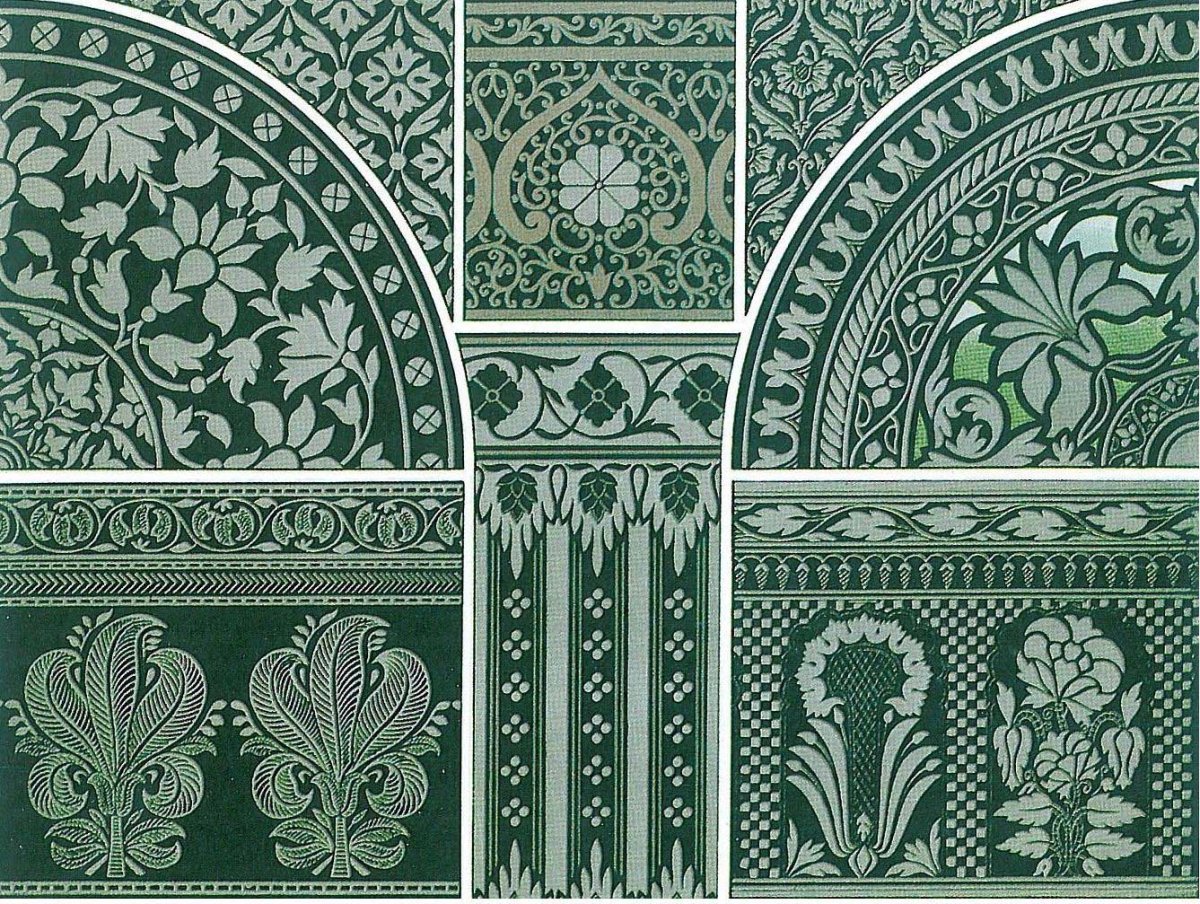 Бордюр с восточным узором