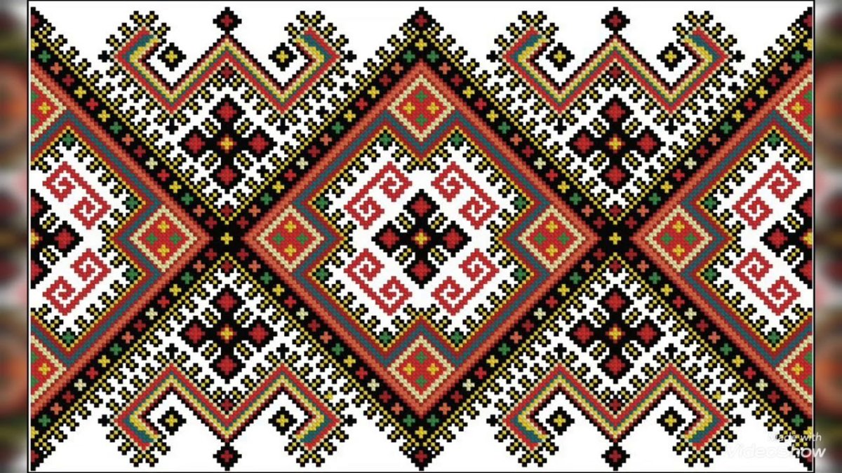 Башкирский ленточный орнамент