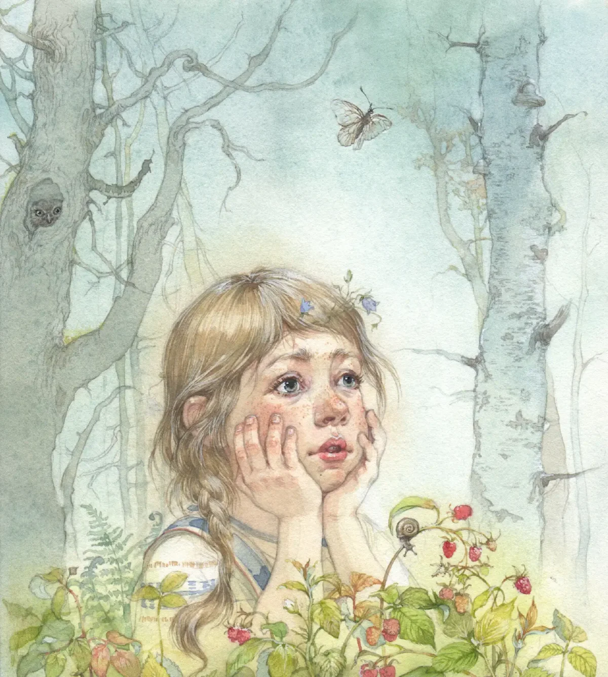 Дмитрий Непомнящий и Ольга Попугаева иллюстрации Дюймовочка