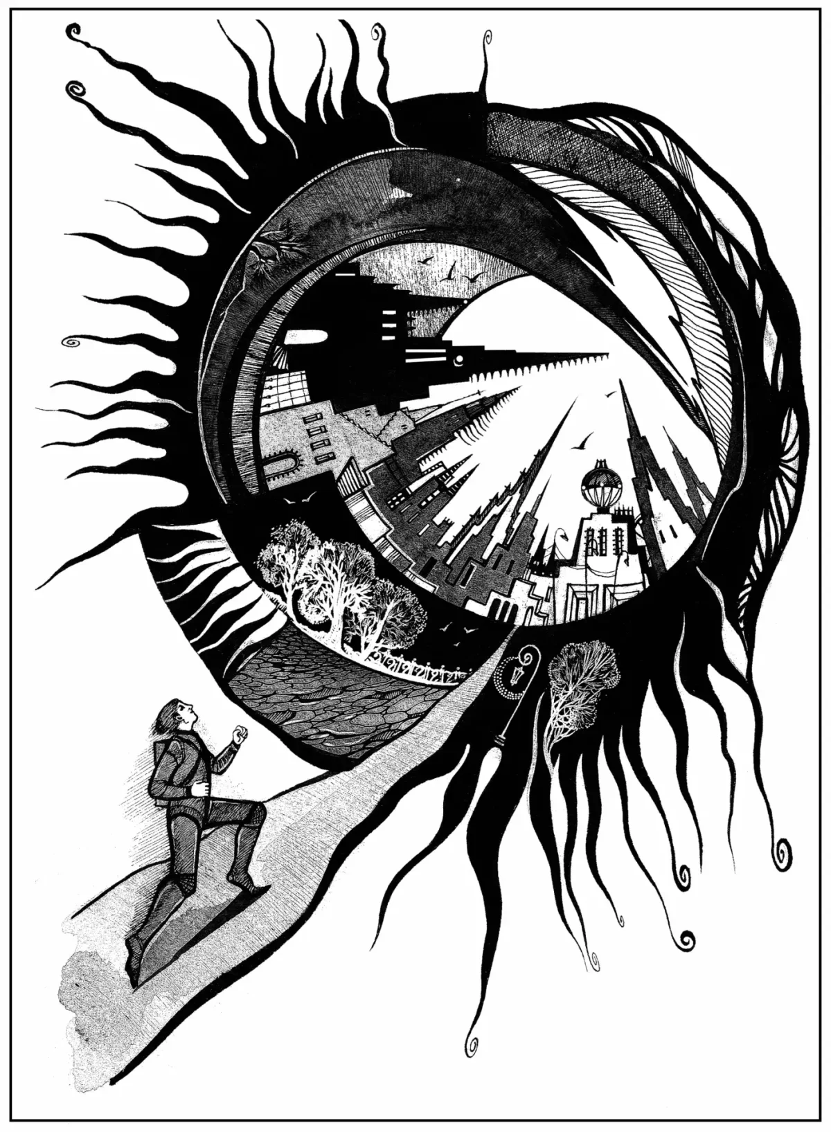 Графические иллюстрации к фантастике