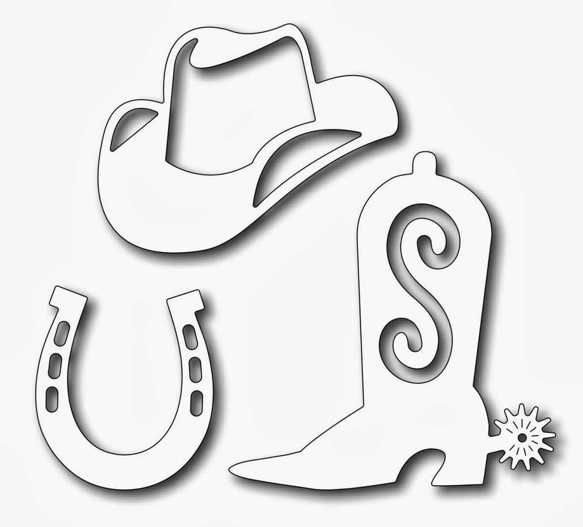 Подкова векторный рисунок