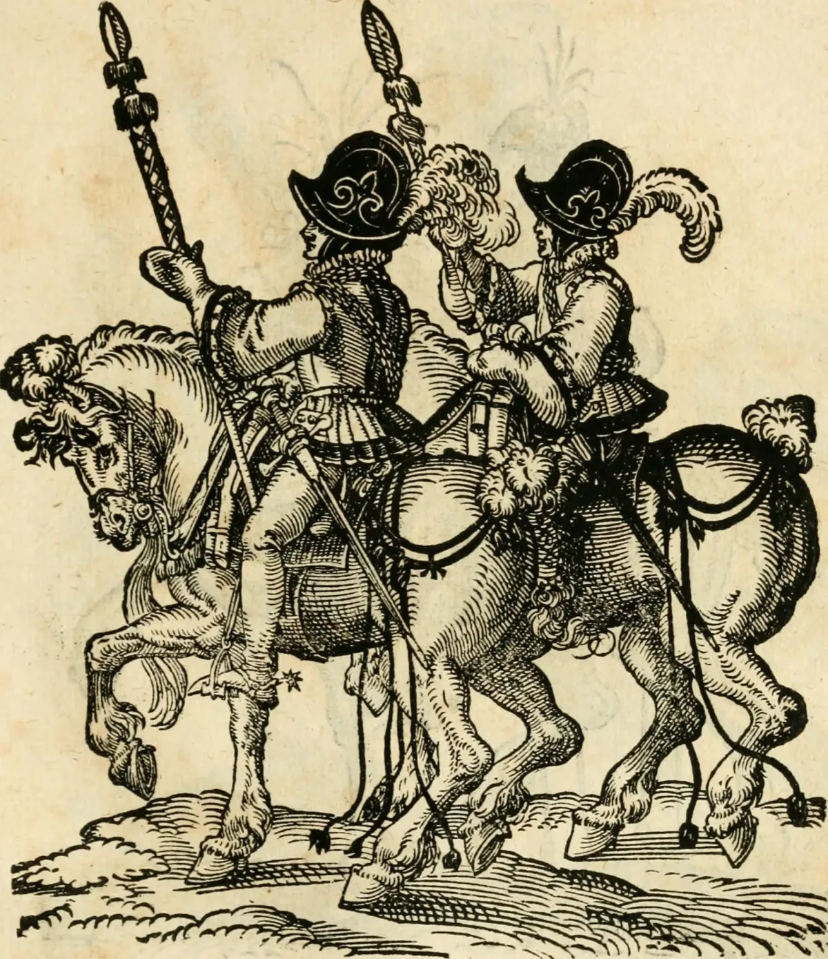 Гравюра Рыцари в кругу