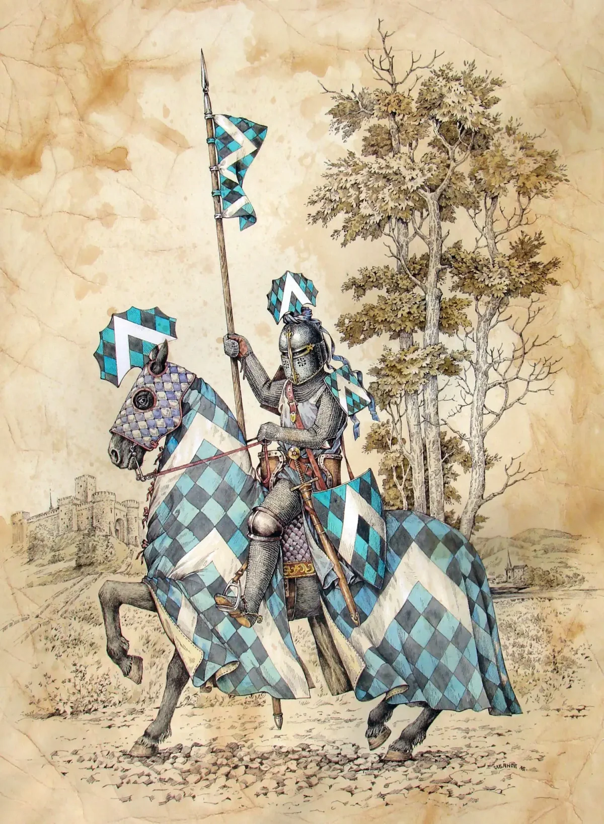 Шевалье рыцарь в средневековье