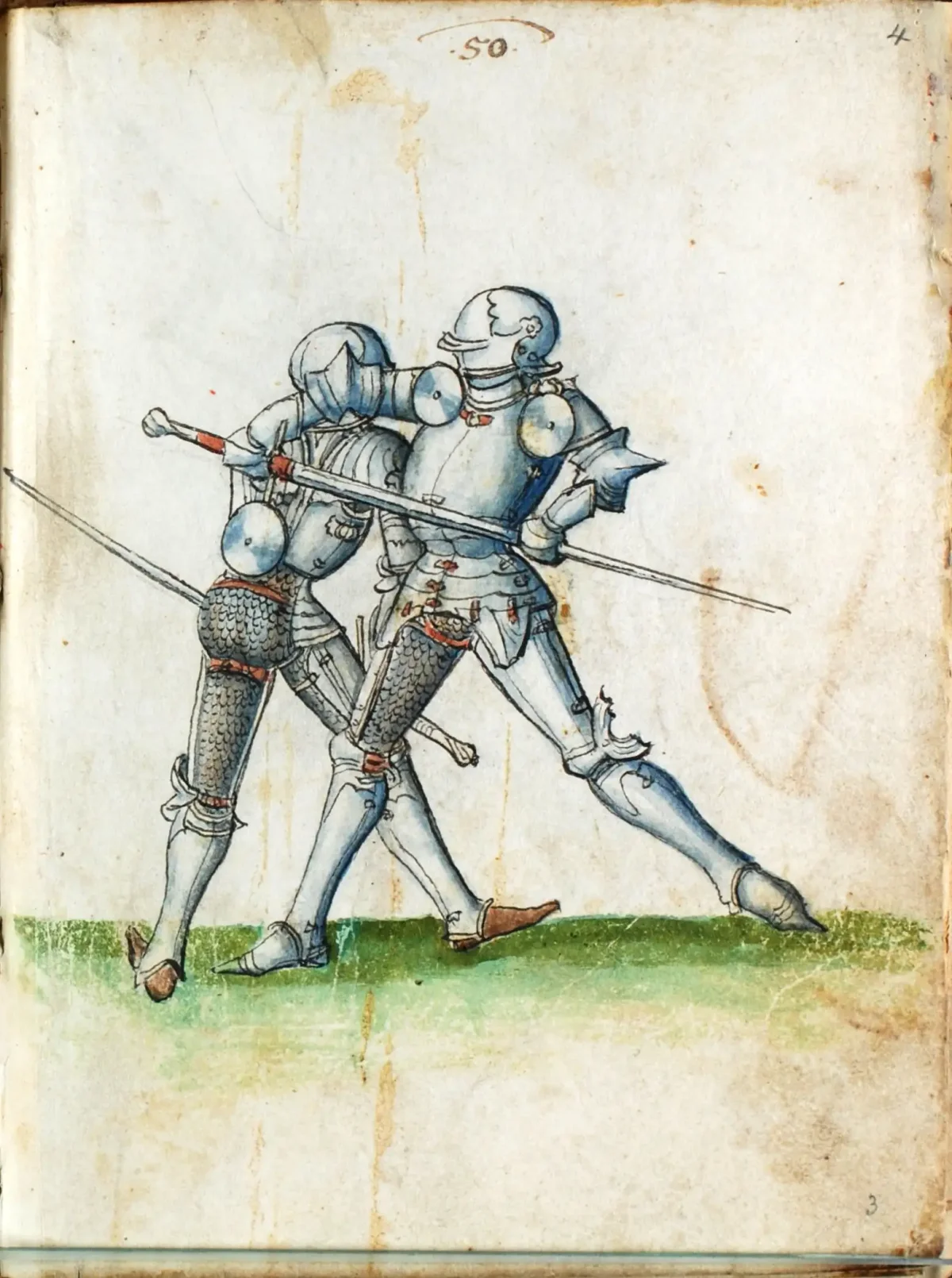 Фехтование рыцарей средневековья 15 век