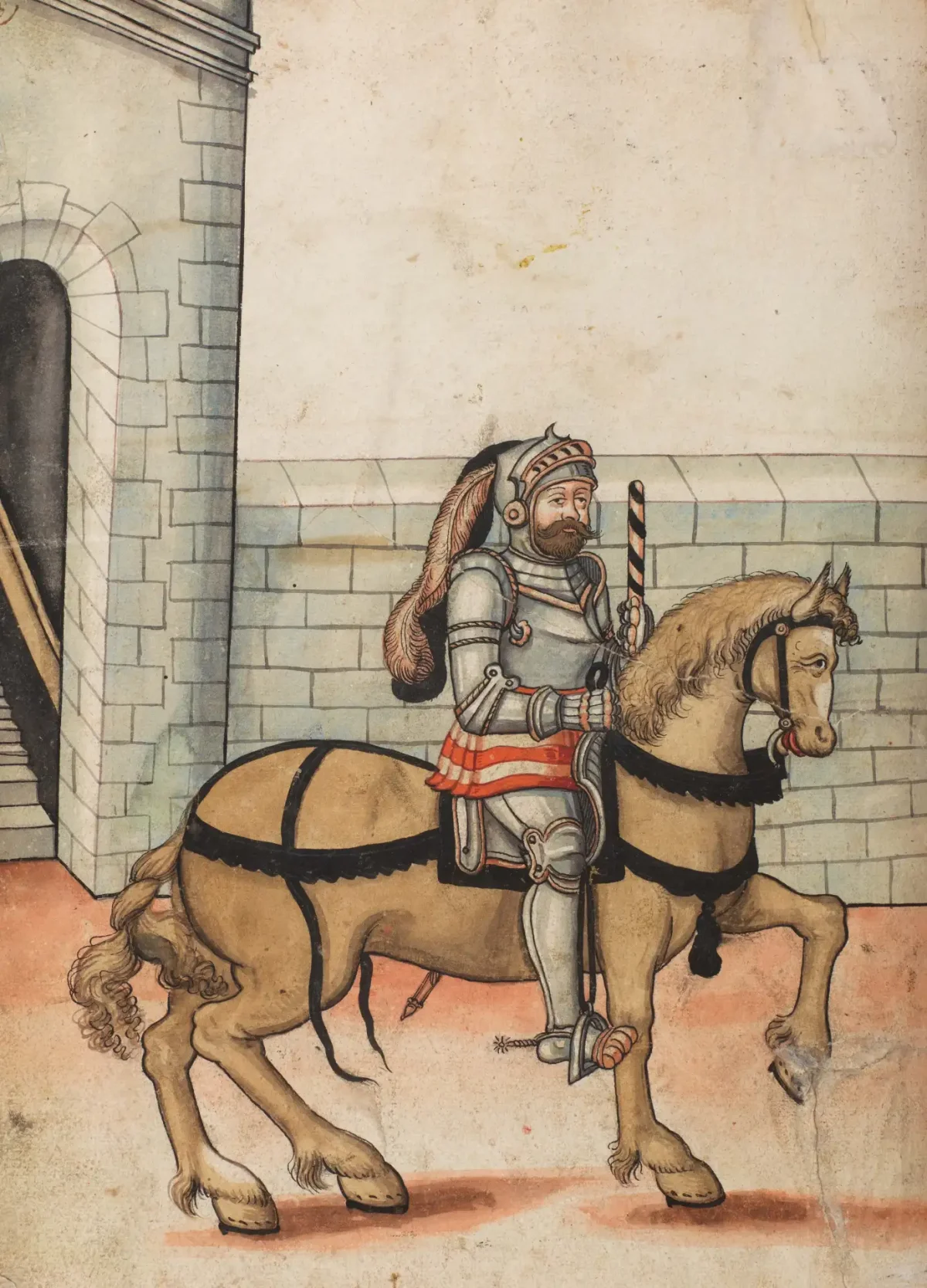 Средневековые иллюстрации рыцарей в книгах