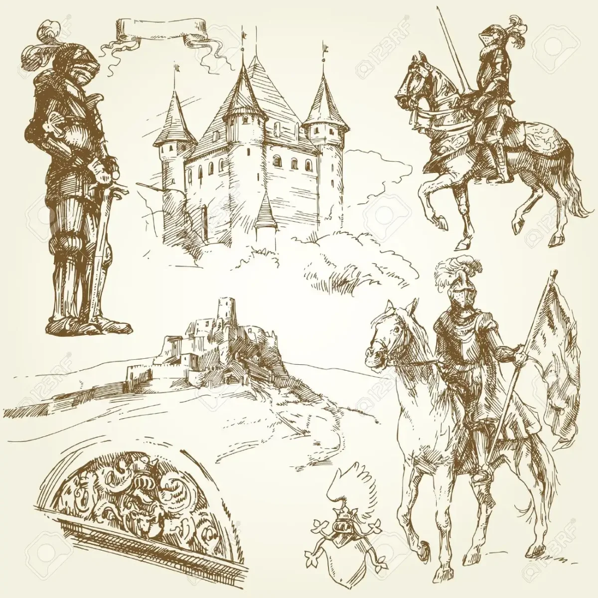 Векторная Графика средневековье