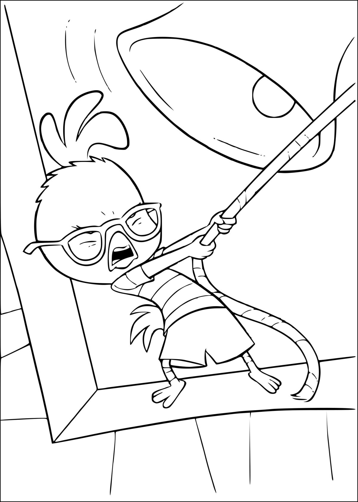 Разукрашки цыпленок Цыпа