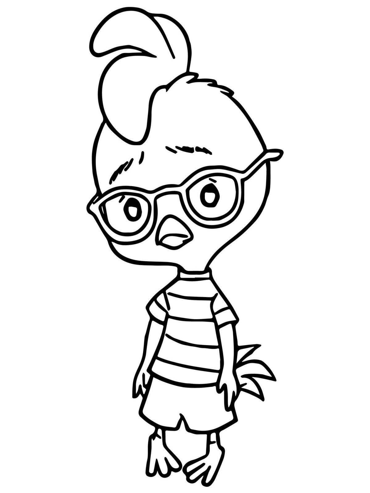 Раскраска цыпленок цып