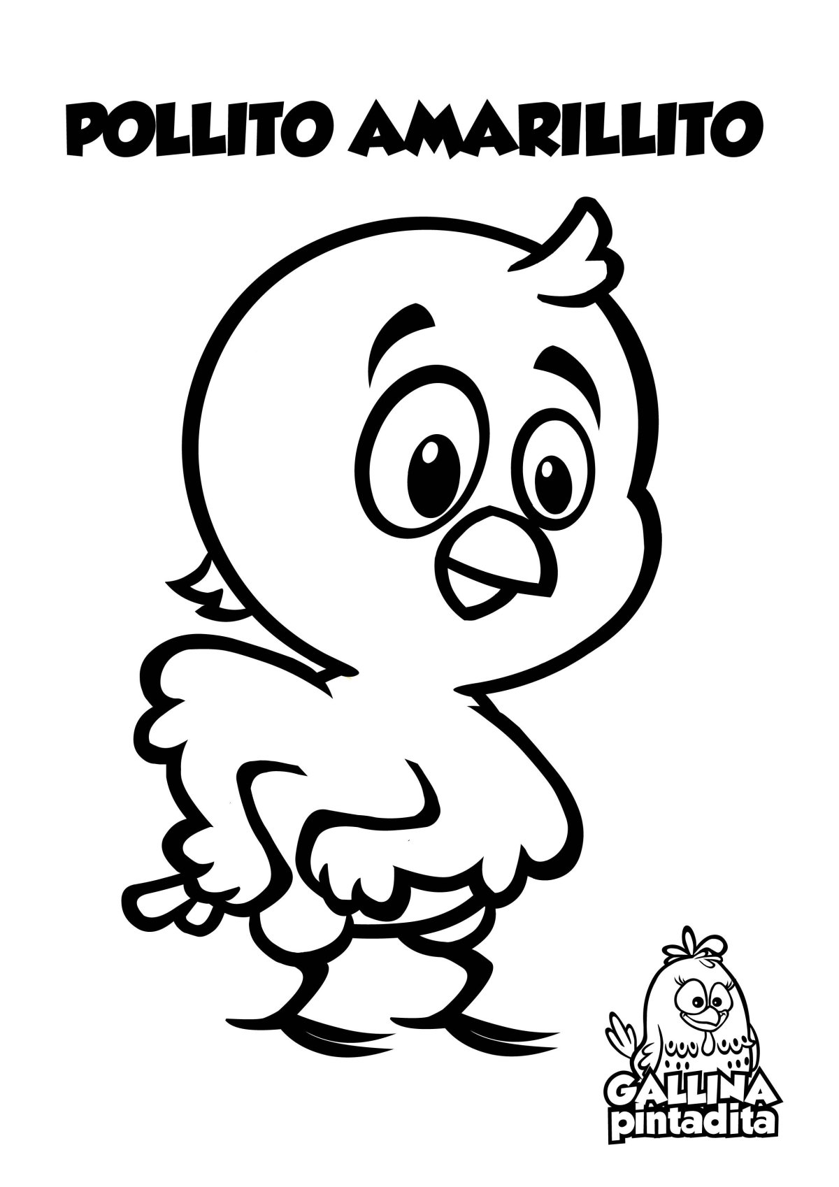 Цыпа раскраска