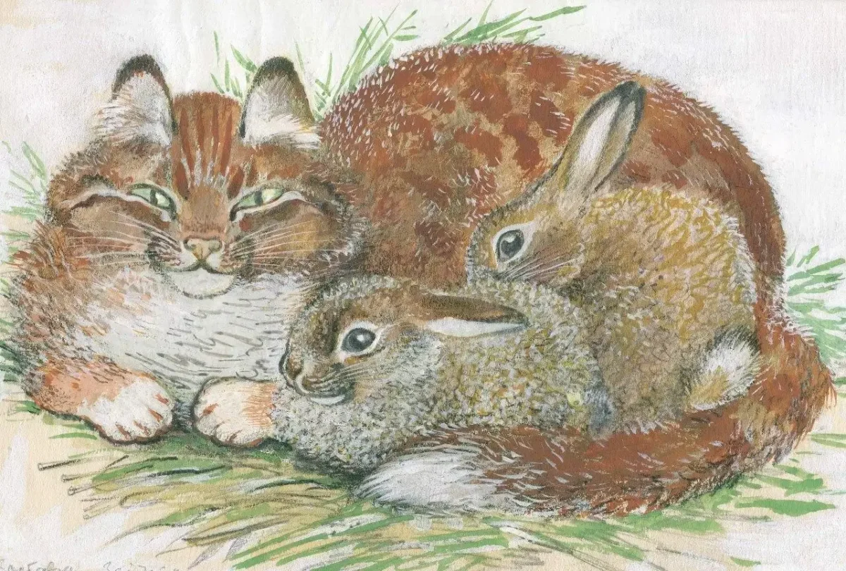 Чарушин про зайчат