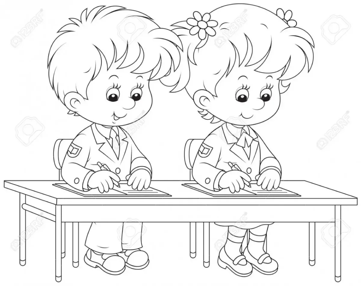 Раскраски для первоклашек