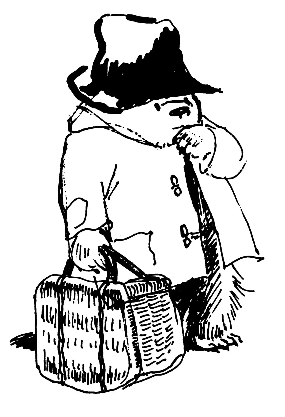 Паддингтон раскраска как настоящий